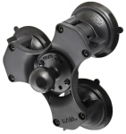 RAM Mounts RAM TRIPLE SUCTION CUP BASE W/ 1.5" BALL