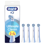 Oral-B iO Ultimate Clean -vahetusharjad, valged, 4 tk (195829)