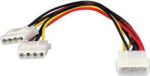 Equip SATA toitejuhe 2x5.25-5.25 Bu/St 0.20m must Polybeutel
