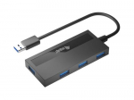 Equip 4-Port USB 3.0 Hub with USB-C Adapter