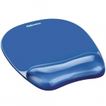 FELLOWES MOUSE PAD CRYSTAL GEL/BLUE 9114120