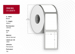 Capture Label 60x40, Core 25, Diameter 125 mm. Thermal