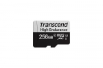 Transcend SD-mikroSD-kort 256GB SDXC USD350V w/adapteriga