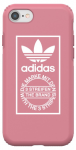 Adidas Snap Case Silikoonkaitse Apple'i iPhone'i 7 / 8 jaoks, roosa