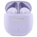 GUESS Bluetooth-krvaklapid GUTWSJ14ESGU TWS + dokkimisjaam lilla/lilla trkitud Classic Logo