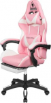Kruger AND Matz GX-150 roosa ja valge tugitool