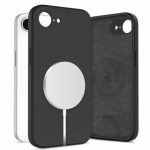 Tech-Protect Vedela silikoonist MagSafe kaitsembris iPhone 16e jaoks, must