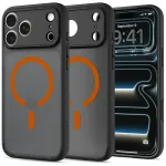 Spigen Ultra Hybrid Mag MagSafe korpus iPhone 18 Pro Max / 17 Pro Max jaoks, must-oran
