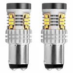 Amio LED-lambid CANBUS 3020 24SMD 1157 BAY15D P21/5W Valged 12V/24V
