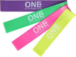 ONE FITNESS Mini Band PBF-SET04 erinevate vastusastmetega kummipandid komplektis