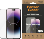 Panzer Klaasfilm, iPhone 14 Pro Max, must raam (2774)