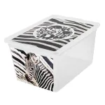 Branq Hoiustuskarp 30L X box deco zebra