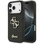 Etui Guess Fixed Glitter Big 4G do iPhone 18 Pro / 17 Pro czarny