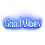 NEON SEINALE LED USB - Good Vibes mudel
