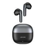 USAMS Bluetooth 5.1 TWSXH seeria kuulmikud, kahe mikrofoniga, juhtmevabad, must BHUXH01