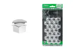 J-TEC Puldikapslid 21 mm kroomitud