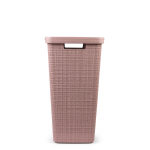 Laundry box Jute 58L 43x34x60cm pink