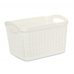 UCSAN Basket 3.3L KNIT White 21x16x14cm