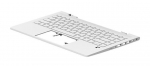 HP TOP COVER W/KBD CP BL SR SP M23769-071, Keyboard,