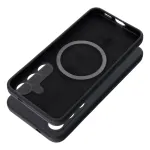 SILIKONKOTT 2mm SAMSUNG S25 Ultra jaoks, hildub MagSafe'iga, must