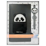 NIMMY komplekt 2in1 mrkusraamat + pliiats SUURSILMNE LEMMIKLOMAK 2.0 Panda must