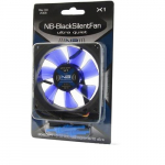 Noiseblocker NB-BlackSilentFan X1 80mm Arvutikorpuse Ventilaator Must, Sinine