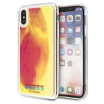 GUESS GUHCPXGLCPI iPhone X/Xs rowy / roosa kva mbris California Glow in the dark