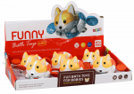 LEAN Toys Mechanical Bath Toy Wind-Up Fox in a Wheel