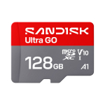 SANDISK MicroSD Ultra GO 128GB 190MB/s C10 UHS-I U1 A1