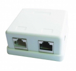 AmberIn Two jack surface mount box 2x RJ45 CAT5E