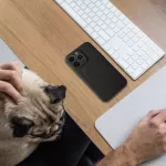 OEM Silicone phone case with MagSafe support for iPhone 17 Pro | iPhone 18 Pro black
