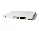 CISCO Catalyst 1300-24FP-4G haldatav lliti, 24 GE porti, tis PoE, 4x1GE SFP, piiratud eluaegne kaitse (C1300-24FP-4G)