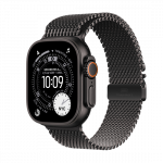 Watch Apple Watch Ultra 3 (2025) 5G 49mm Black Titanium Case with Black Titanium Milanese Loop M - Black