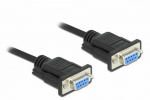 Delock Seriaalkaabel RS-232 D-Sub9 nais-mees null-modem 10 m```