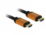 Delock 85728 HDMI kaabel 1,5 m HDMI tp A (Standard) Must, Kuldne