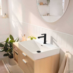 Hansgrohe Rebris S 110 with pop-up Matt Black