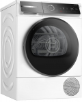 BOSCH Seeria 8, kuumhupumbuga kuivatusmasin, 9 kg, valge (WQB246DASN) (WQB246DASN)