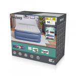 Bestway AlwayzAire Air Mattress Queen with Built-in Dual Pump and Antimicrobial Coating 2.03 m x 1.52 m x 46 cm