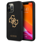 GUESS GUHCP13XLS4GGBK iPhone 13 Pro Max 6,7" tarny/must kva korpus Silikoon 4G logo