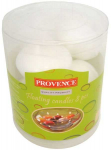 PROVENCE Candles Ball White 4.5x3cm 8pcs