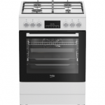 BEKO Koht | FBM62330GWDTN | Hob tp Gaas | Ovi tp Elektriline | Valge | Laius 60 cm | Grillimine | LED | Sgavus 60 cm | 72 L