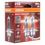 Osram Halogeenl bulb H4 12V 60/55W P43t NIGHT BREAKER LASER +150%/ 2 tk