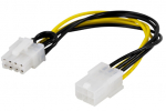 Deltaco Adapter 6-pin PCI-Express 8-pin PCI Express, 10 cm