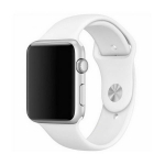 Mercury Silikoonist Apple Watch rihm 38/40/ 41 mm valge/valge