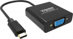 Vision TC-USB-CVGA/BL video kabeli adapter USB Type-C VGA (D-Sub) Must