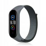 Nylon strap for XIAOMI Mi Band 5 / 6 / 7 grey (19)
