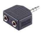 MicroConnect Adapter 3.5mm - 2x3.5mm M-F Stereo