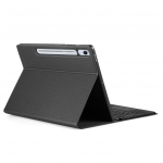 DUX DUCIS Case TK Foldable with Wireless Keyboard for SAMSUNG Tab S10 FE Plus, Black