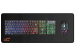 Lamex LXKM203 LTC 3in1 Gaming Computer Set - Mouse, Keyboard, Mouse Pad