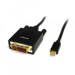 StarTech.com 6 jala (1,8 m) Mini DisplayPortDVI kaabel Mini DPDVI adapterkaabel 1080p video passiivne mDPDVI-D Single Link, mDP vi Thunderbolt 1/2 Mac/PCDVI monitor/ekraan